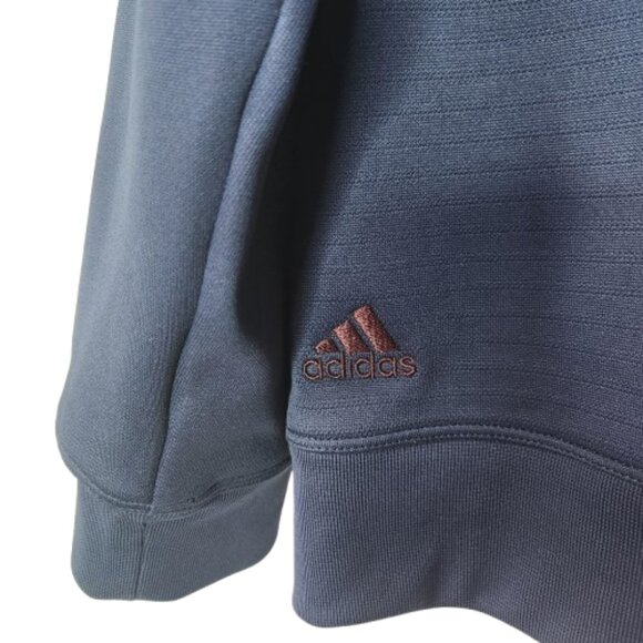 Adidas Climalite Quarter Zip Pullover Sweatshirt - Men’s Large - Picture 3 of 7